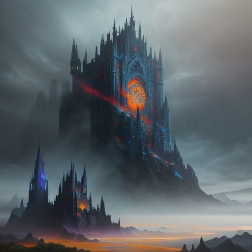 Fantastical Fantasy World in Deep, Rich Colors