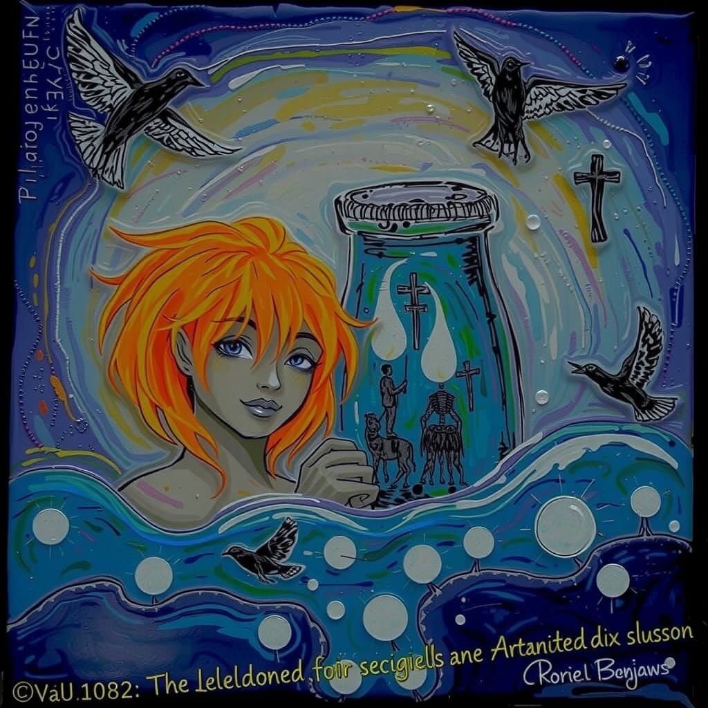 Painterly Brushstrokes in a Painted Image