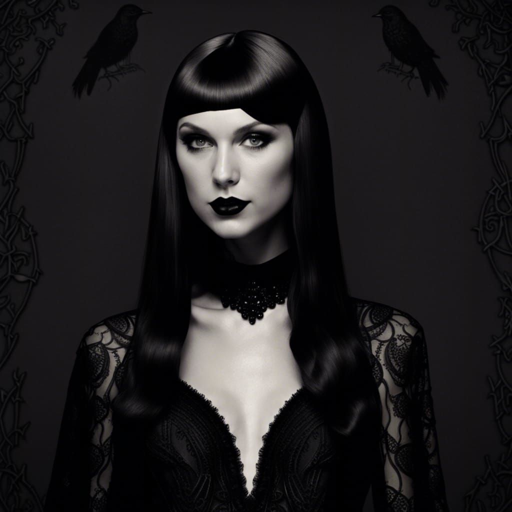 Celebrity as Gothic Icon in Dark Aesthetic
