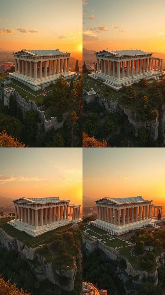 Ancient Greek Citadel in Hyperrealistic 4K