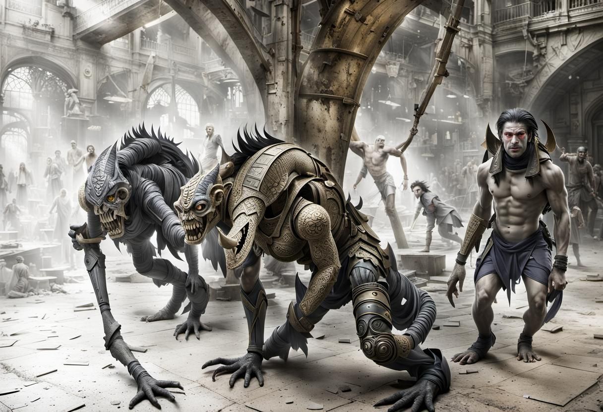 Photorealistic Aliens in Exotic Fashion: Hyperrealistic Phot...