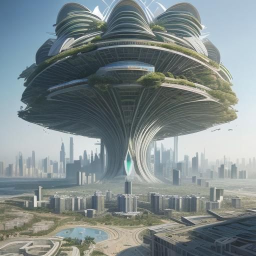 Aerial view perspective to ["Major Cities Reimagined"]

["Ma...