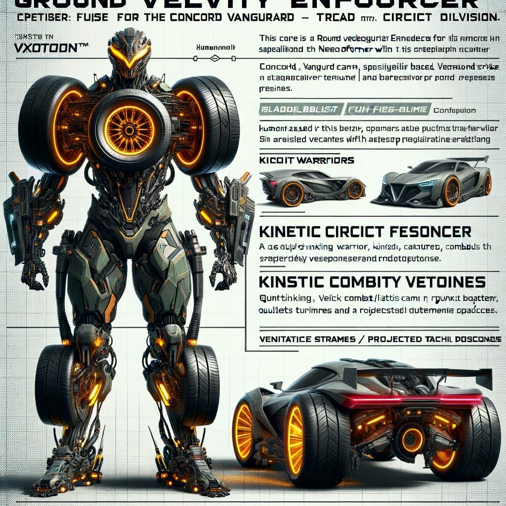 Neoformer Car Fusion: VOLTDRIVE AXION™ in Roadblitz Form