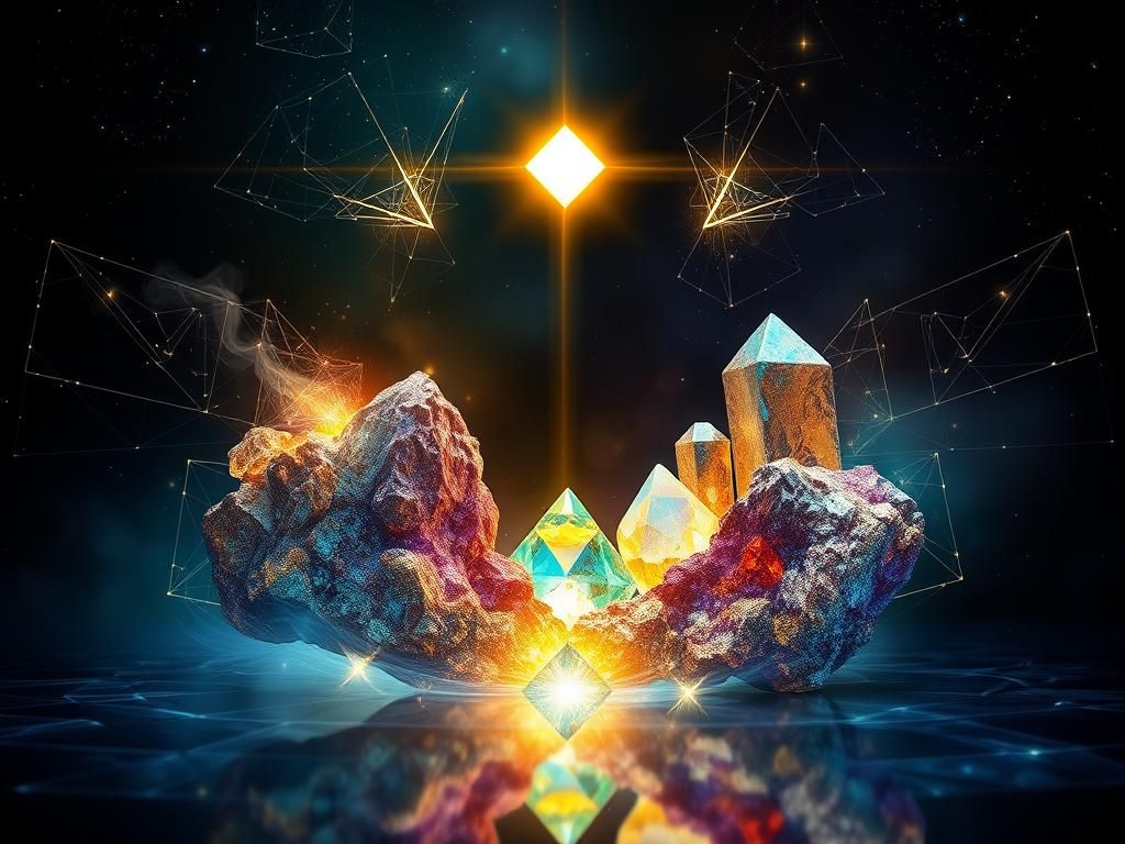 Quantum Equilibrium of Precious Minerals