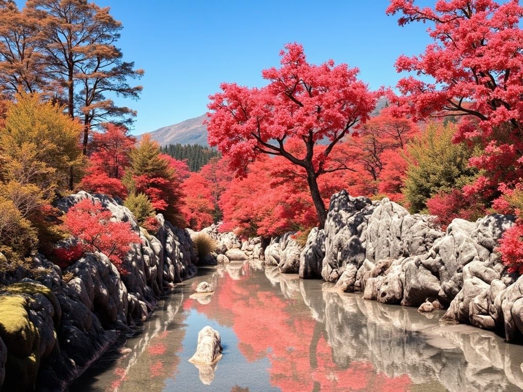 Mount Fuji Reflection at Lake Kawaguchiko