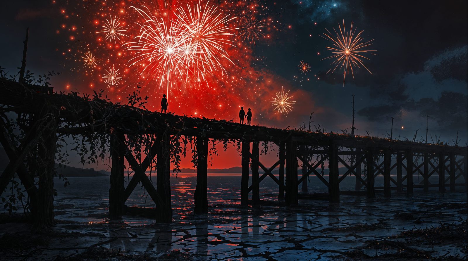 Fleeting Memories on a Crumbling Pier