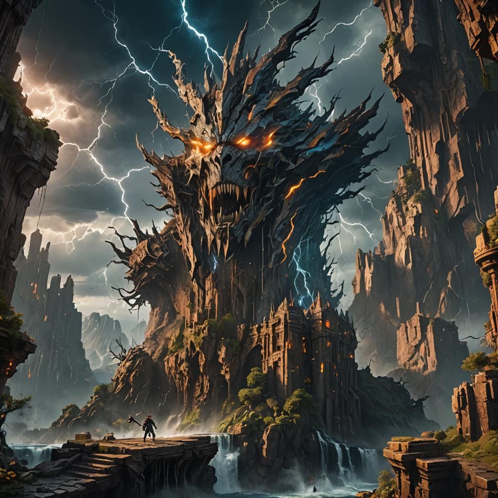 Fantastical Landscape Concept Art in Deep Color