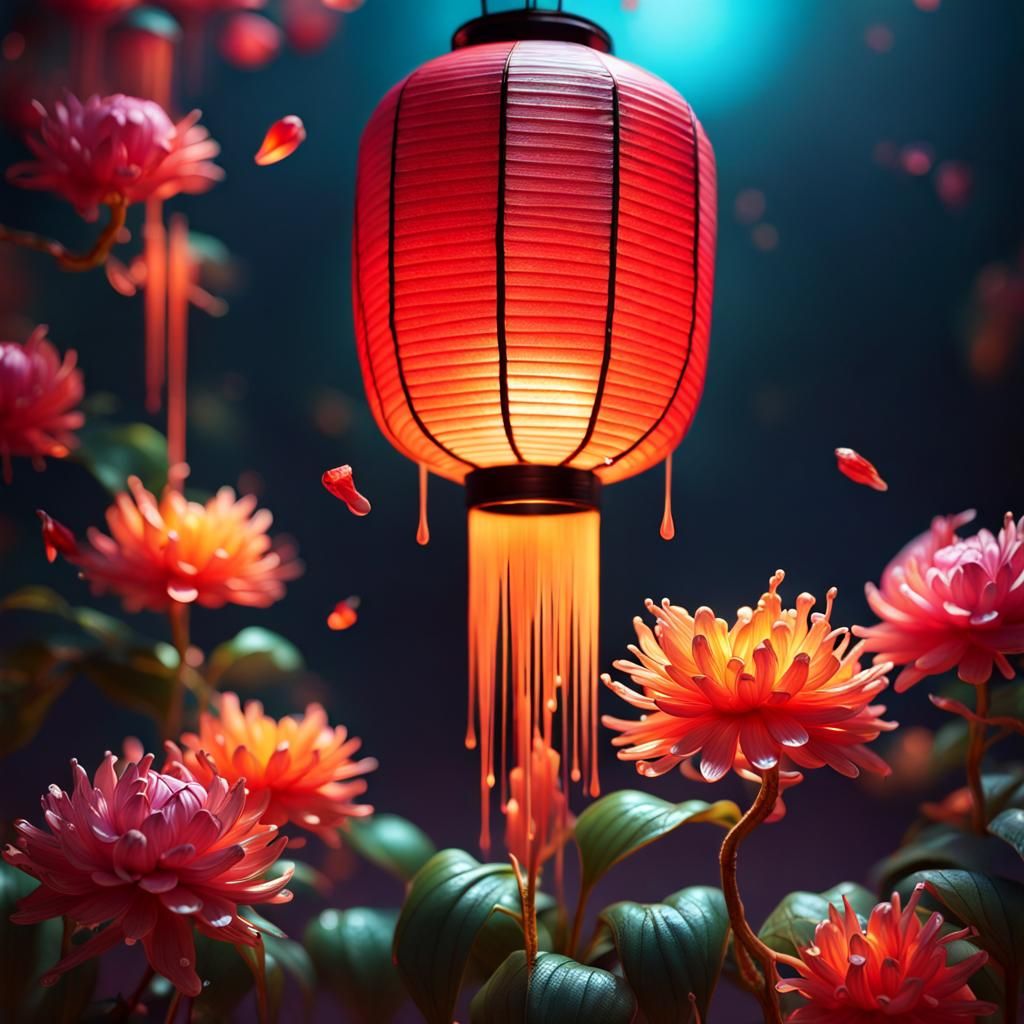 Magical Lantern Plant with Brilliant Light