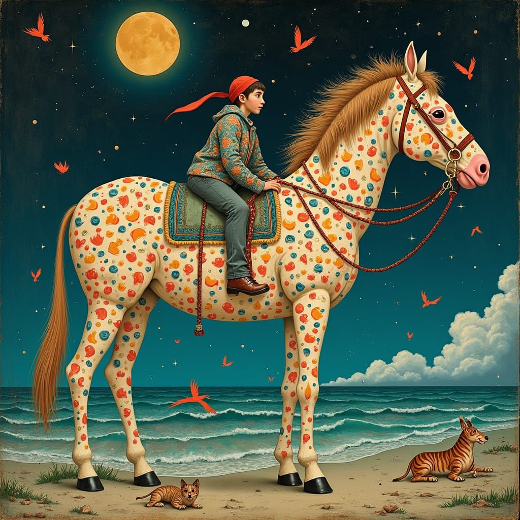 Fantastical Ocean Geometry in Hyperrealistic Style