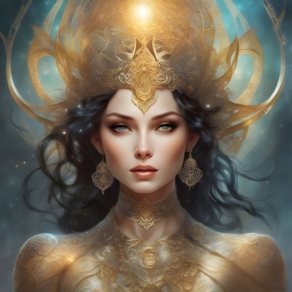 Alien Priestess of Breathtaking Beauty