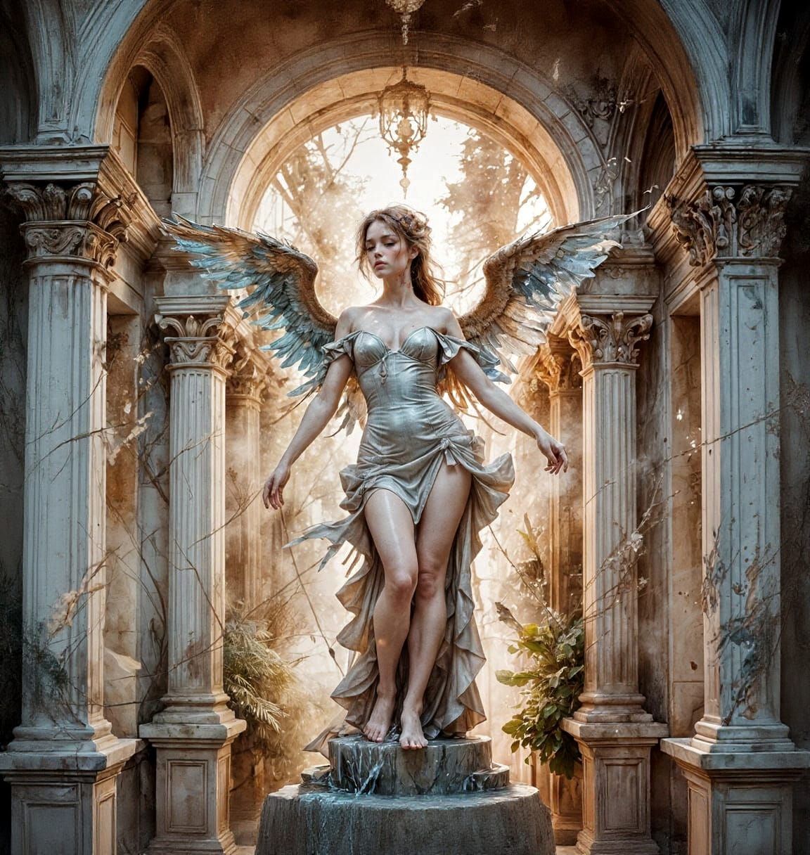 Expressive Watercolour in Ethereal Cinematic Style