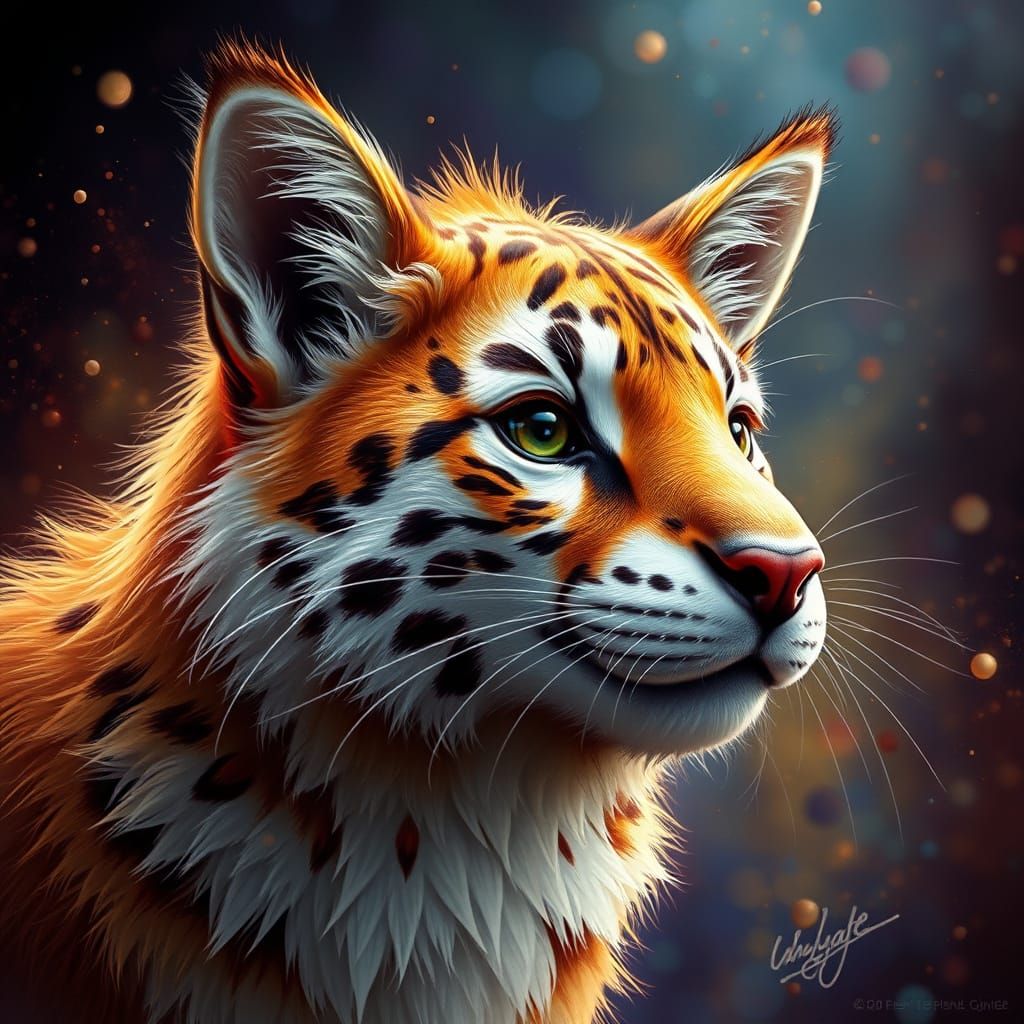 Cute and Unique Hyperrealistic Animal Portrait