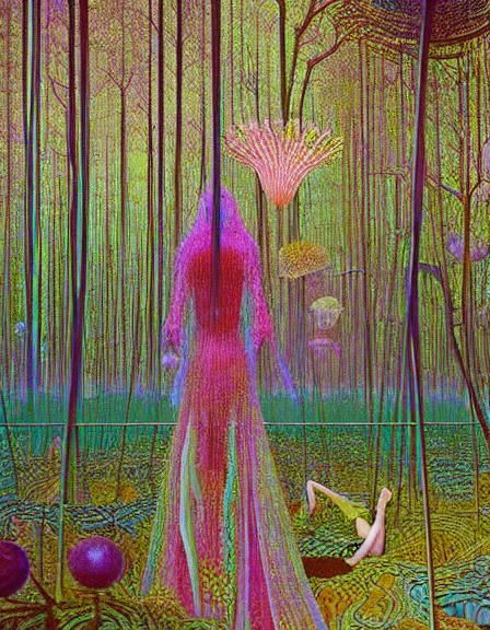 Alone in Simulated Zero-Gravity Fairytale World