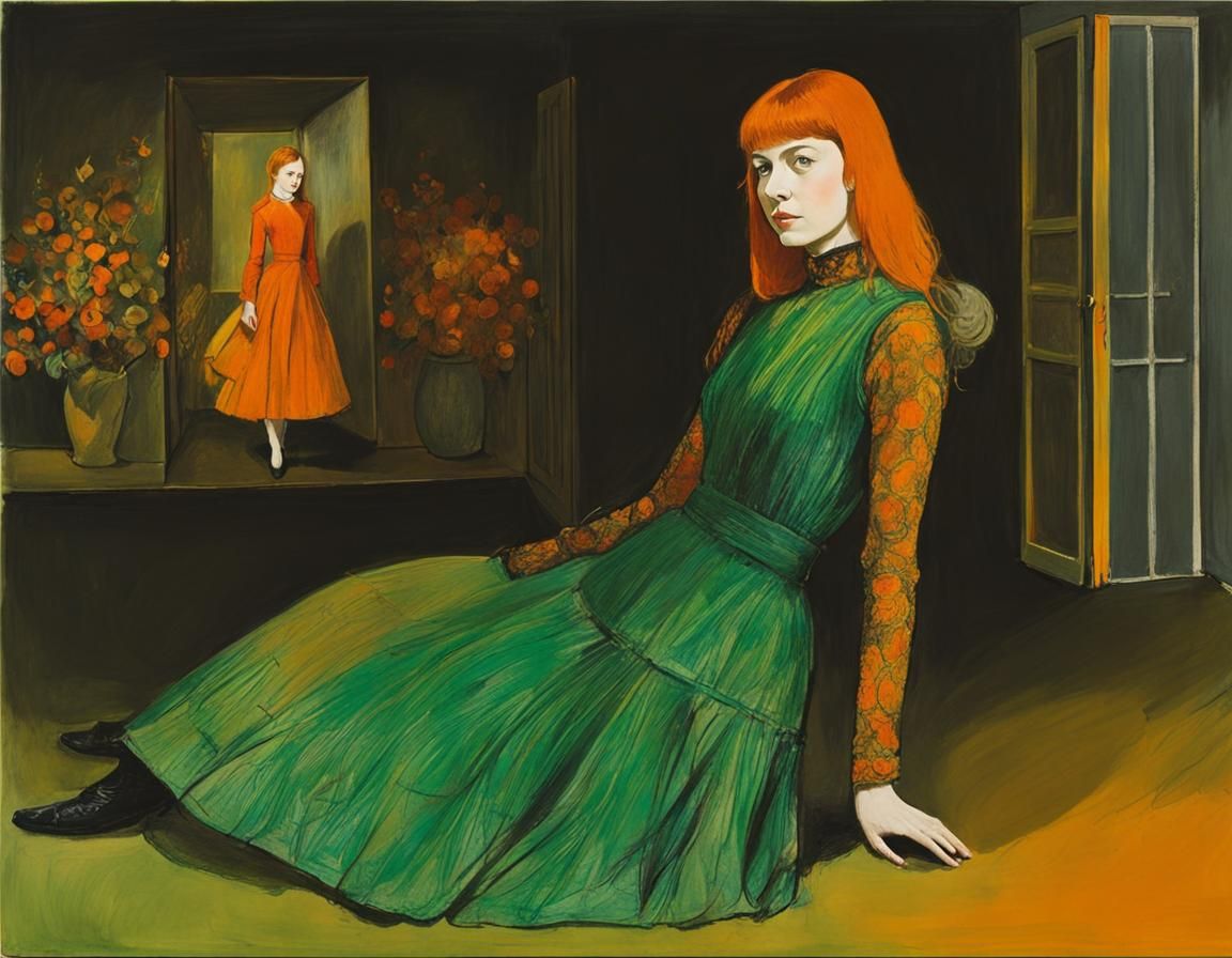 Ethereal Enigma Dances in a Museum