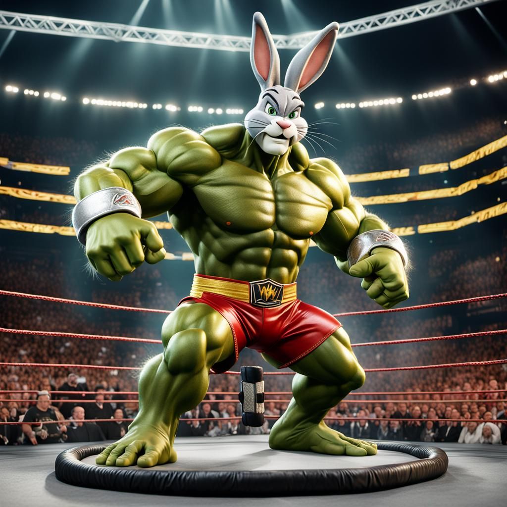 WWE HULK BUGS BUNNY HOGAN