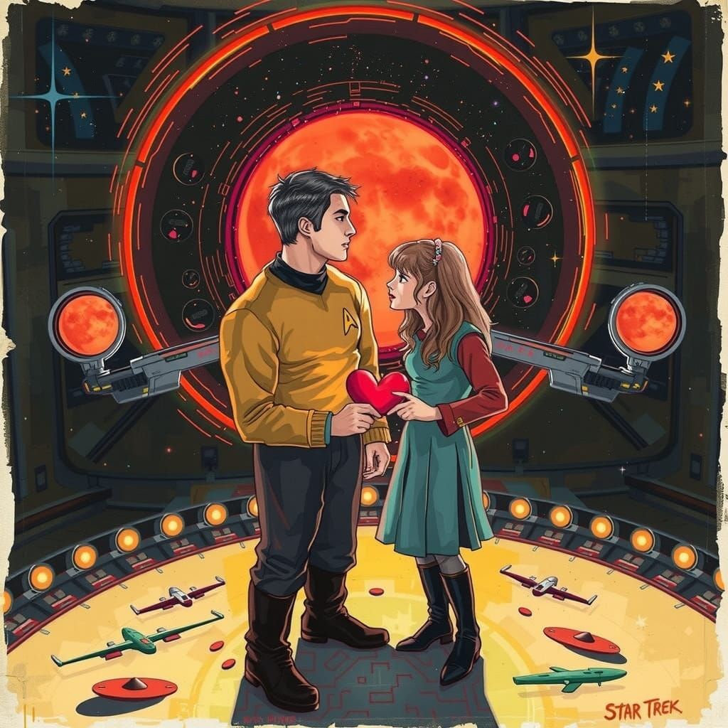 Romantic Cosmic Encounter in a Star Trek Universe
