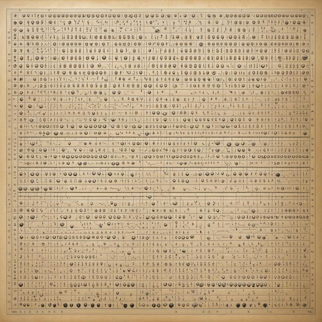 Beautiful Morse Code Message in Detailed Image