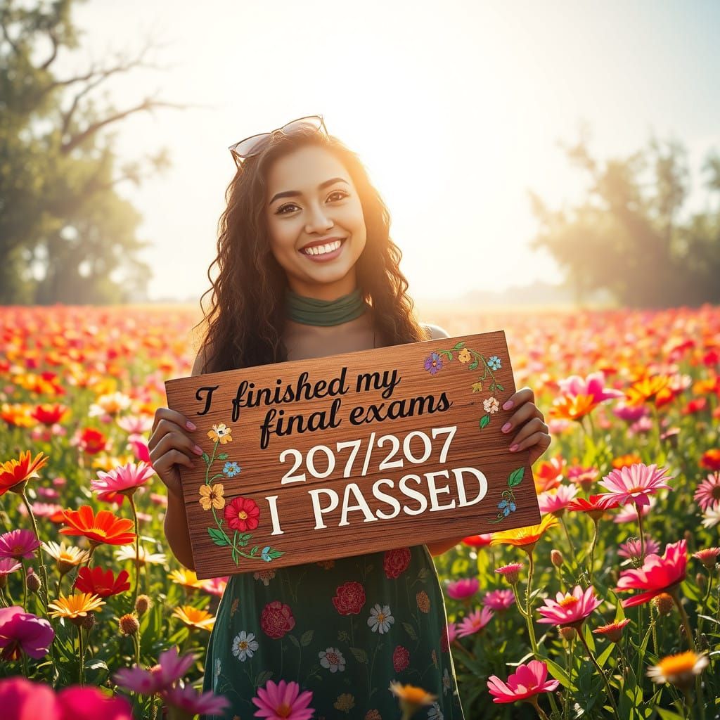 Triumphant Flower Field Goddess Achieves Perfect Score