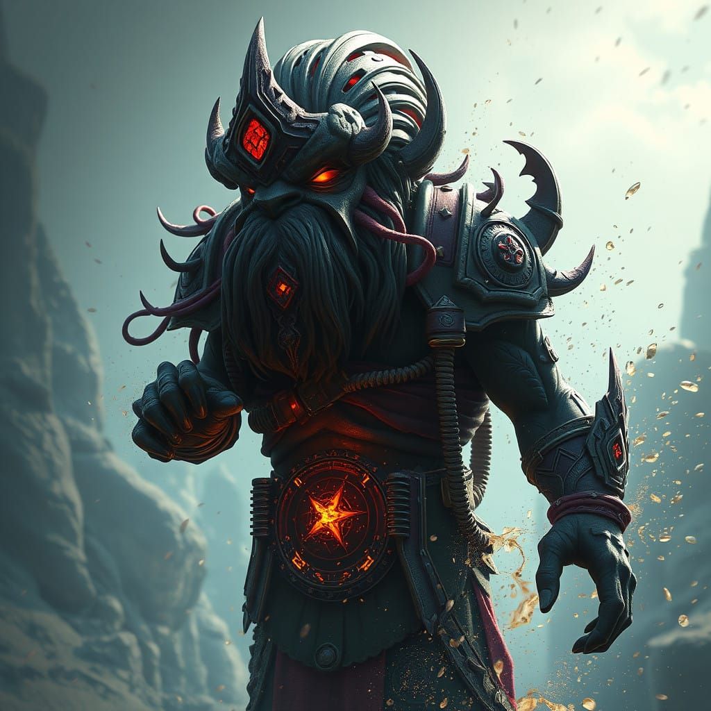 Fantastical Gonk Concept Art in Intricate Detail