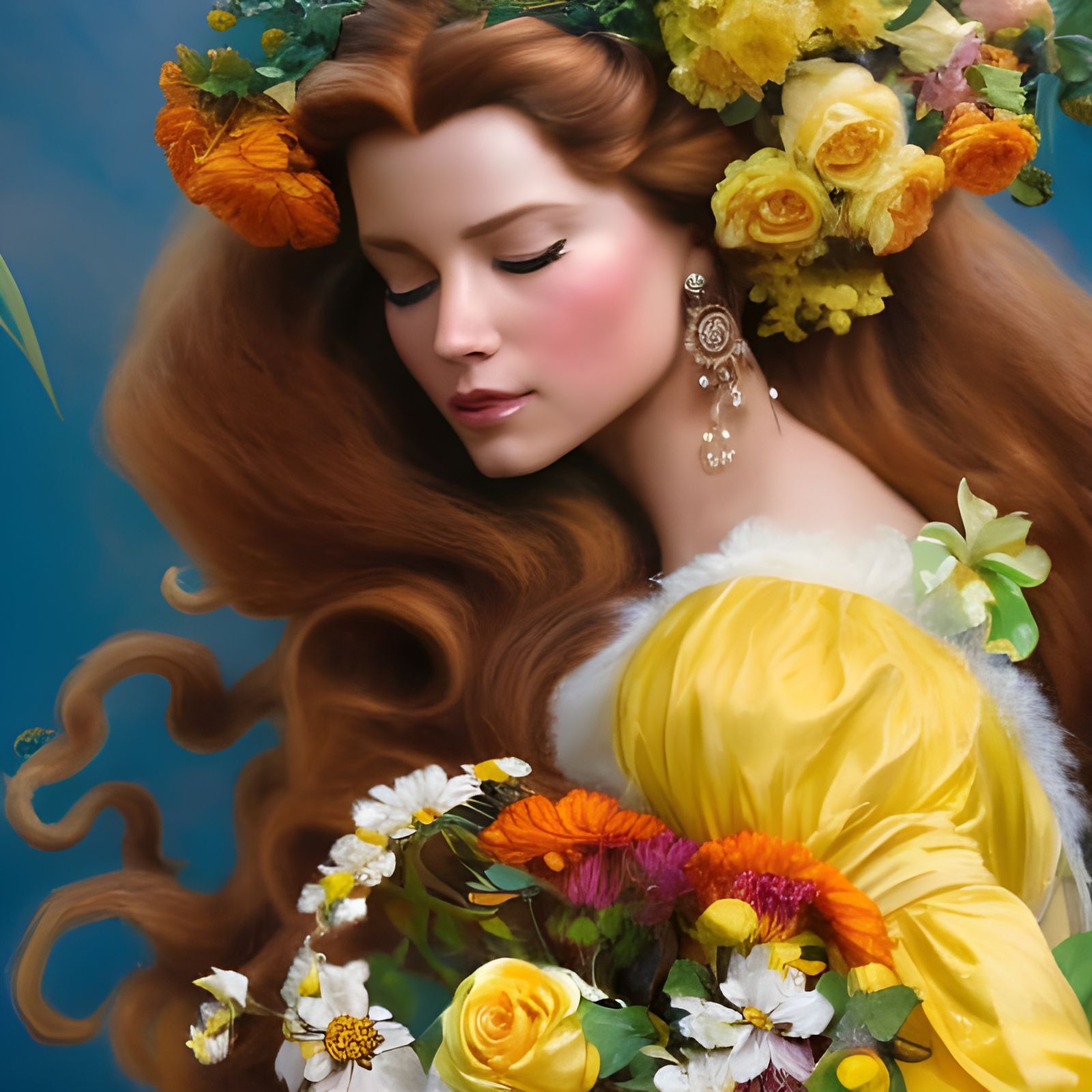 Chewbacca and Belle: A Rococo-Style Embrace