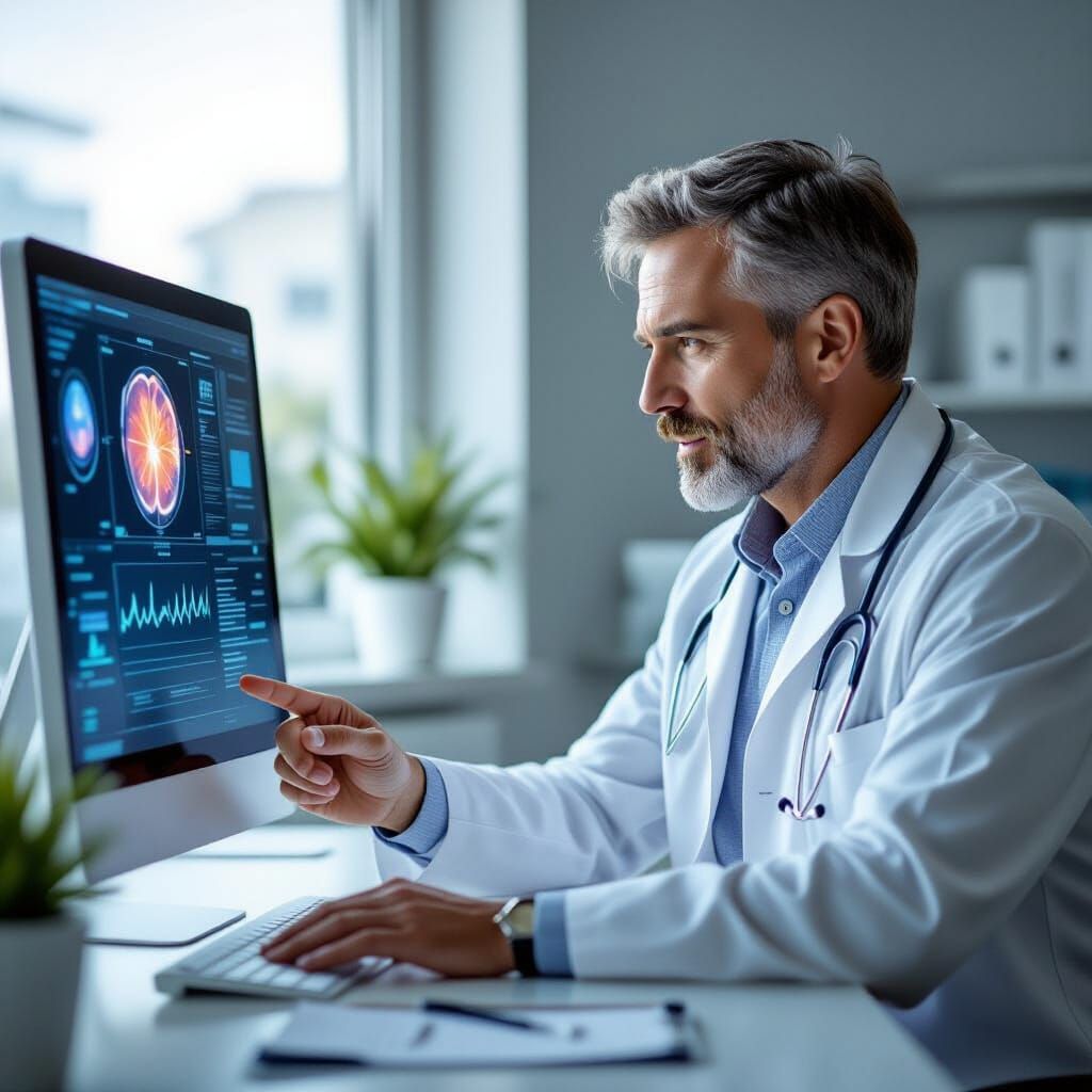 Doctor Discusses Prostate Cancer With Patient