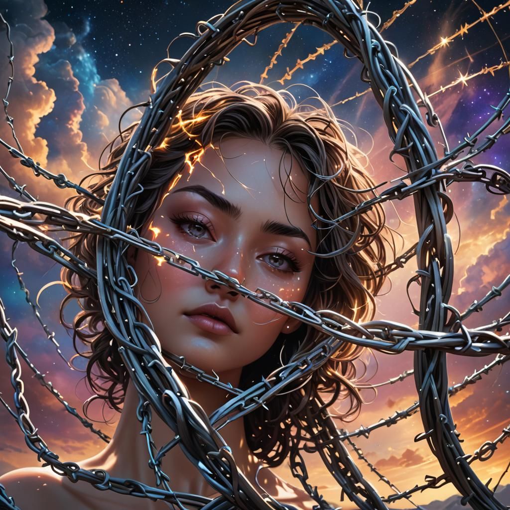 Barbed Wire Cuts Through the Heavens