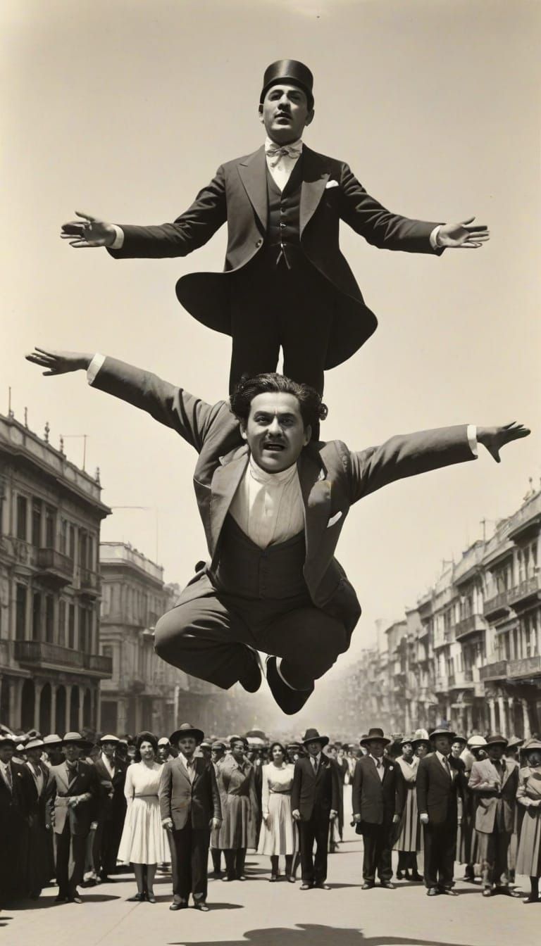 Dada Opera "Levitation" Performance, Mexico City, 1938