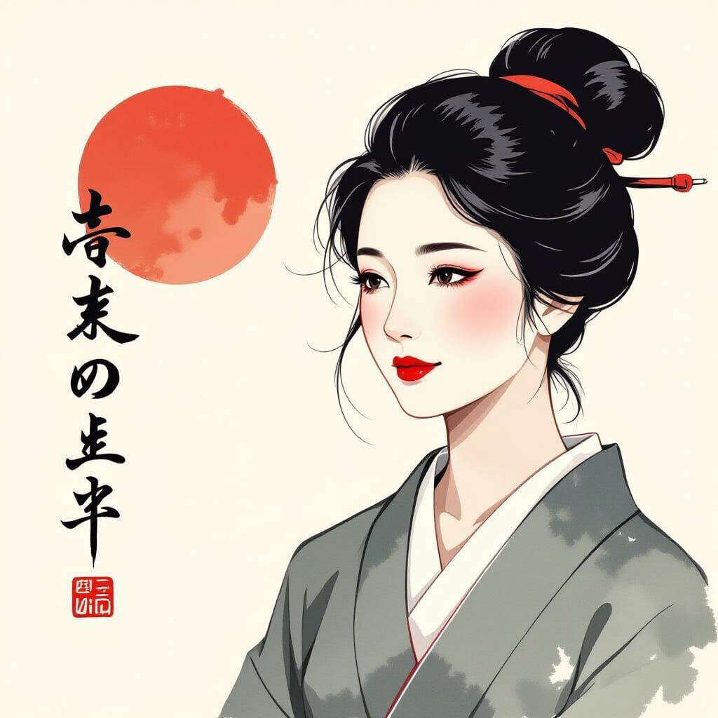 Minimalist Illustration of Form with Deliberate Lines