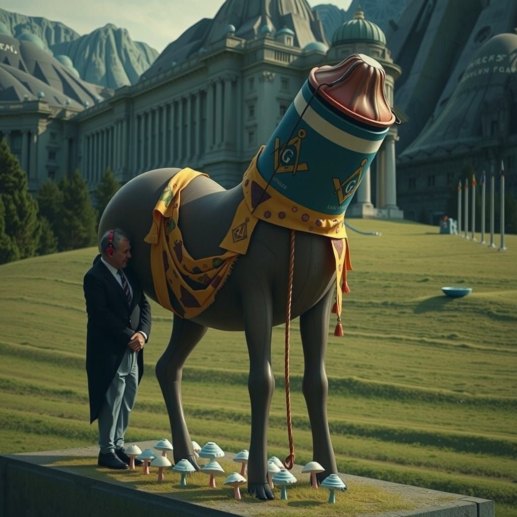 Surreal Architectural Monument Honoring the Humble Mushroom