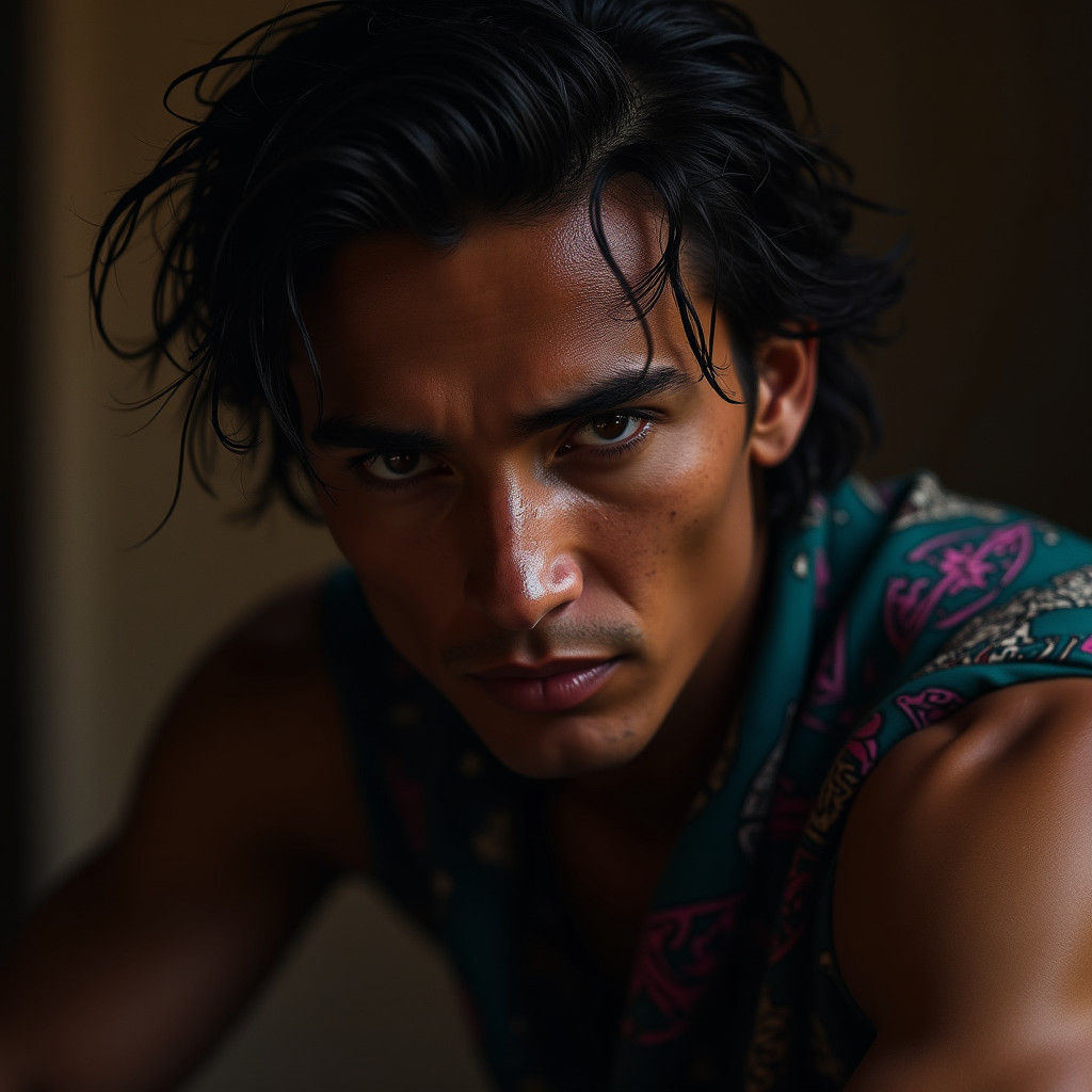 Scorpion in High Fashion with Dramatic Lighting