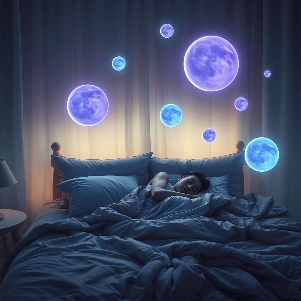 Moonlit Slumber in a Dreamlike Paradise