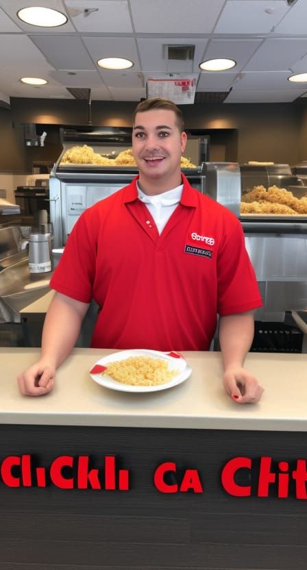 Chick-fil-A Worker Generated by AI