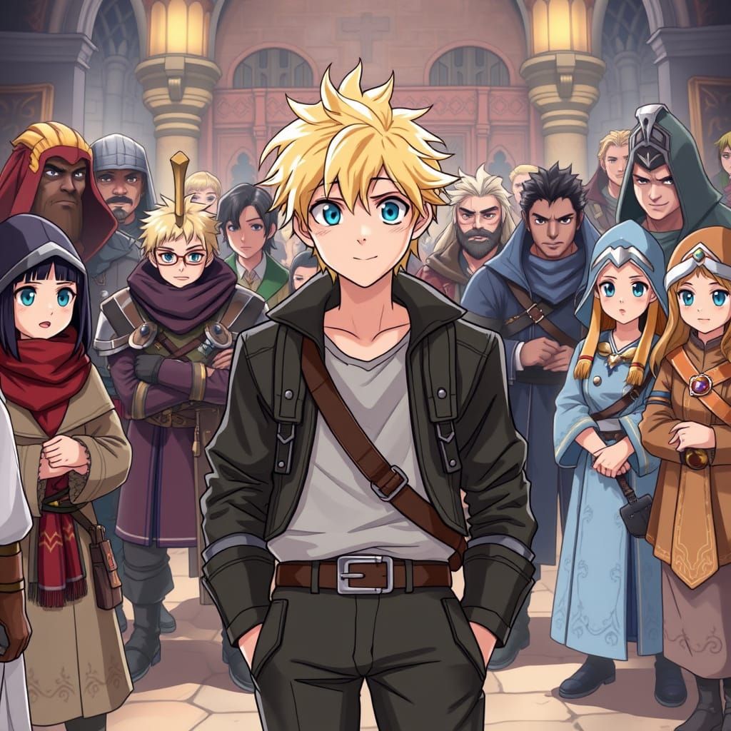 Heroic Adventurer Embarks in a Fantasy Guild, Inspired by Da...