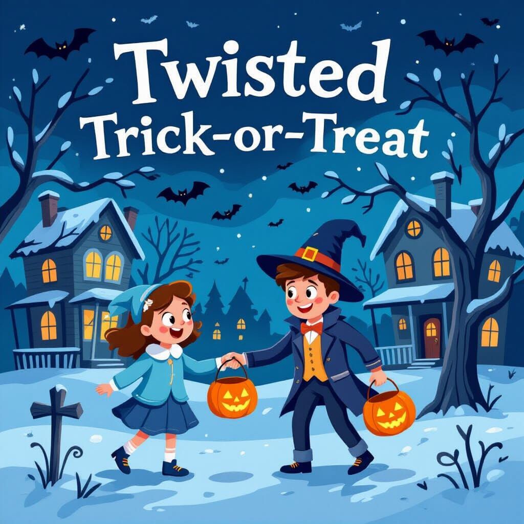 Twisted Trick-or-Treat Scene