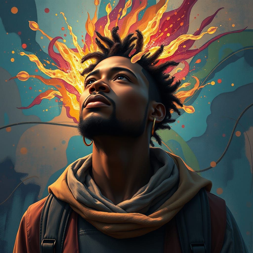 Ethereal Visions of Unity: A Mural of Resilience