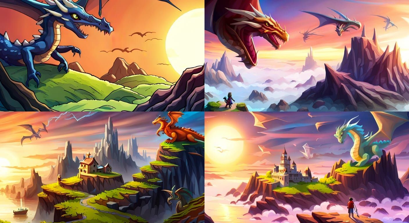 Dragon World: An AI Generated Interpretation