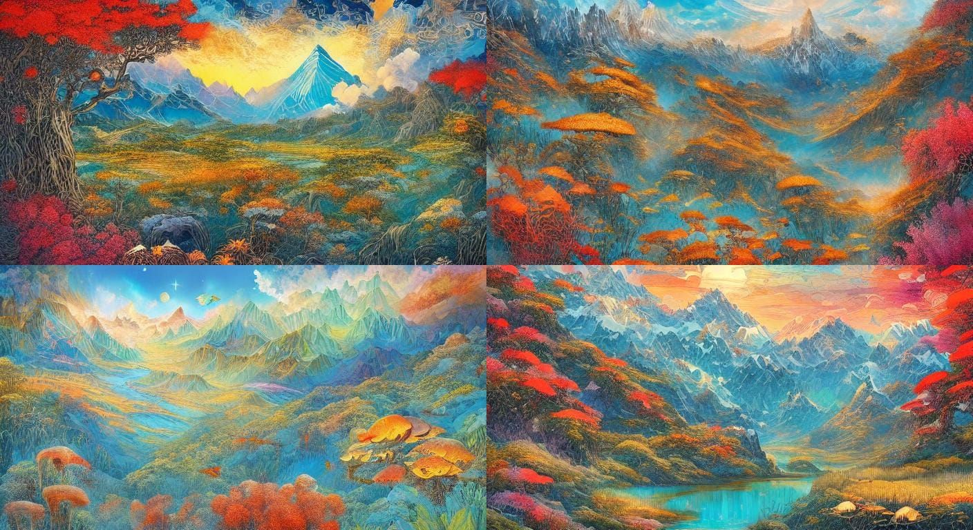 <lora:Spin Glow SD15:1.0> Breathtaking illustrations featuri...