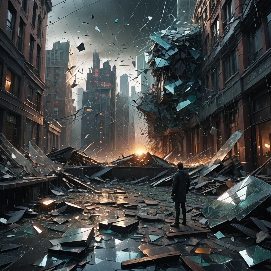 Shattered Glass: Epic Digital Matte Painting