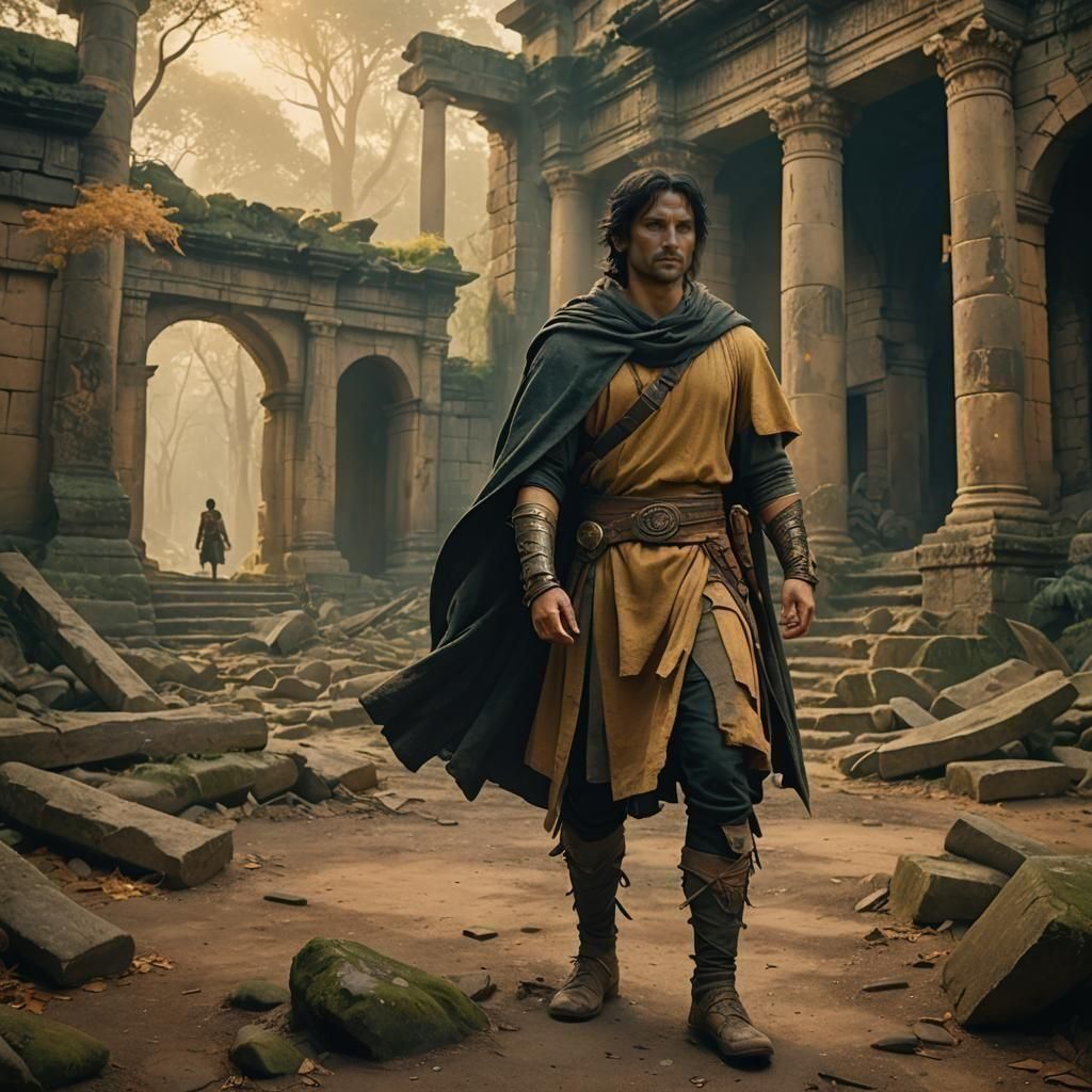 Handsome Warrior Concept Art in 8K Resolution