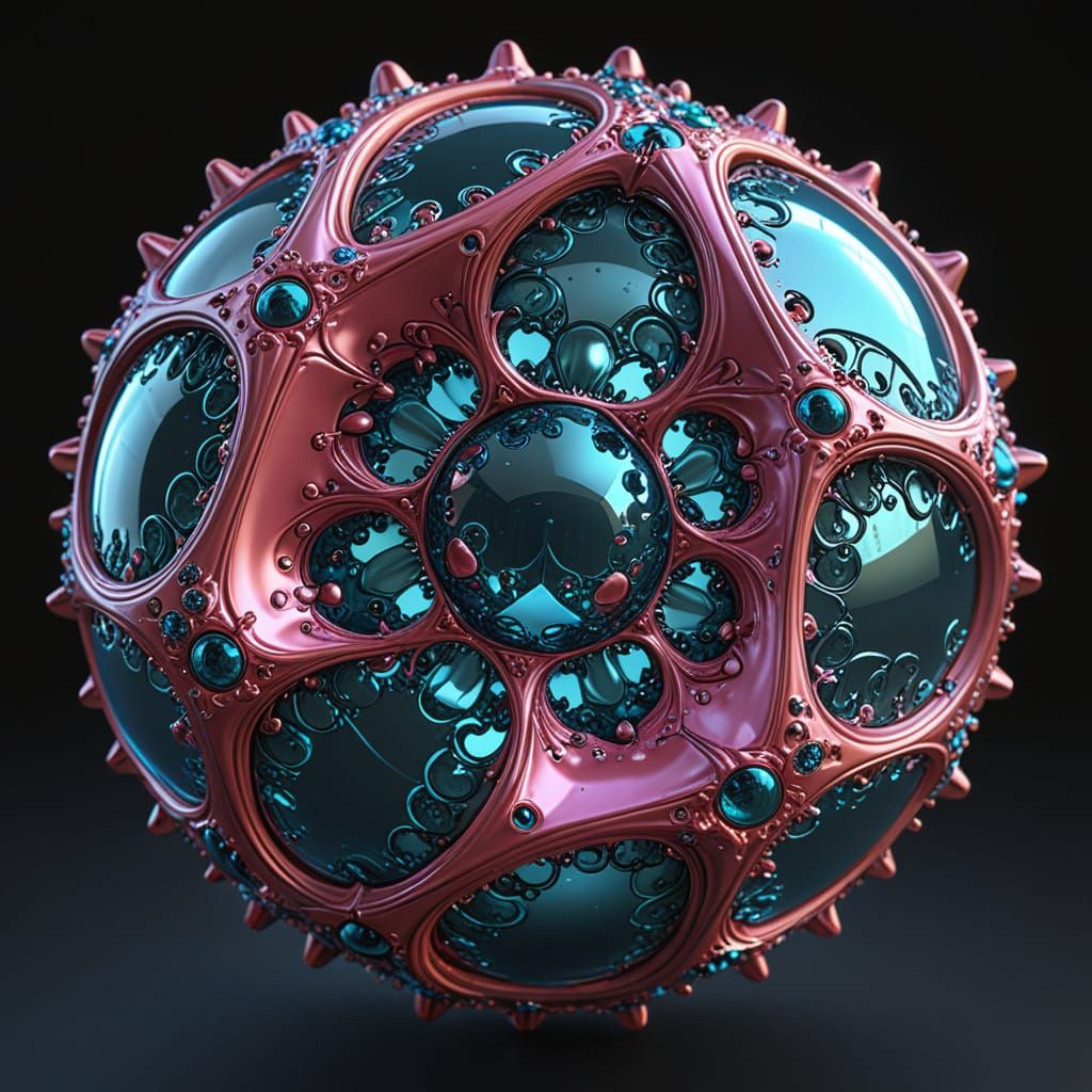 Mandelbulb Fractal With Infinite Genus and Complex Topology