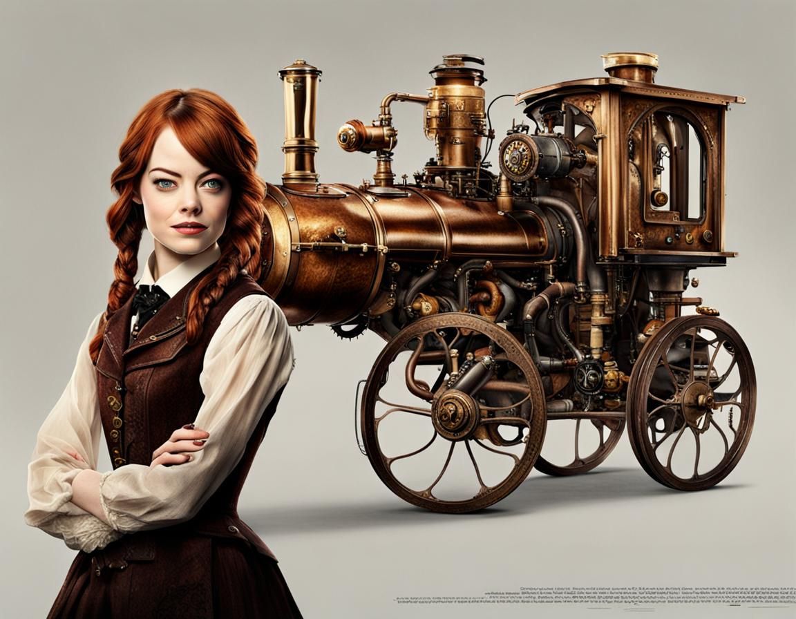 Emma Stone steampunk/weird