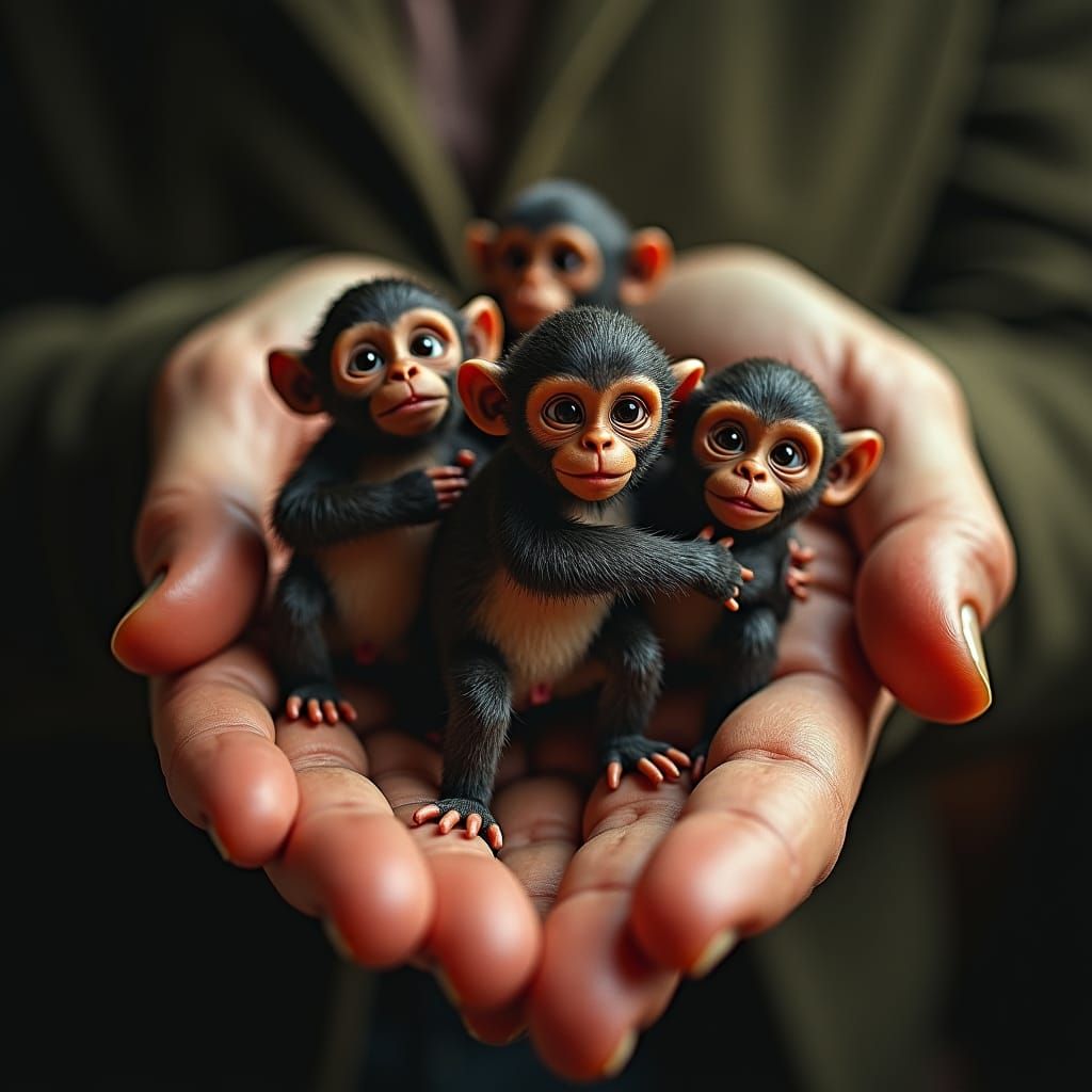 Scimmie piccole
