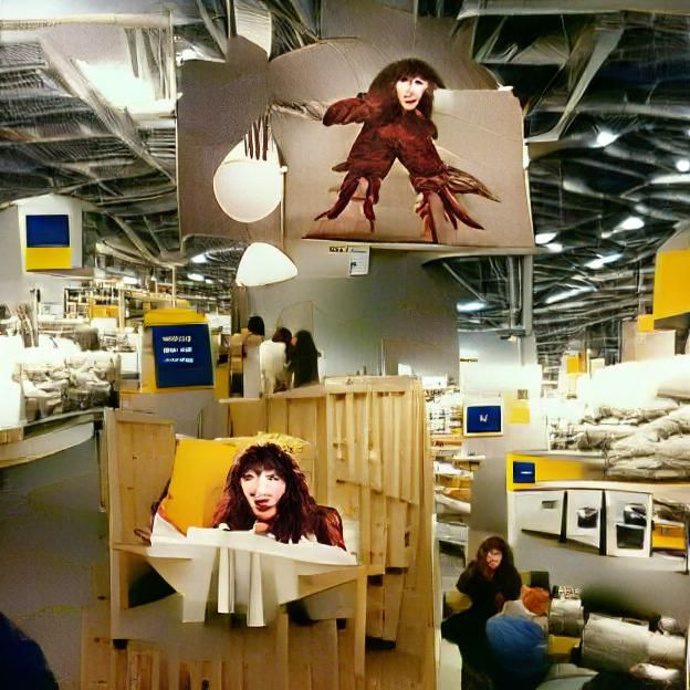 Kate Bush Visits IKEA