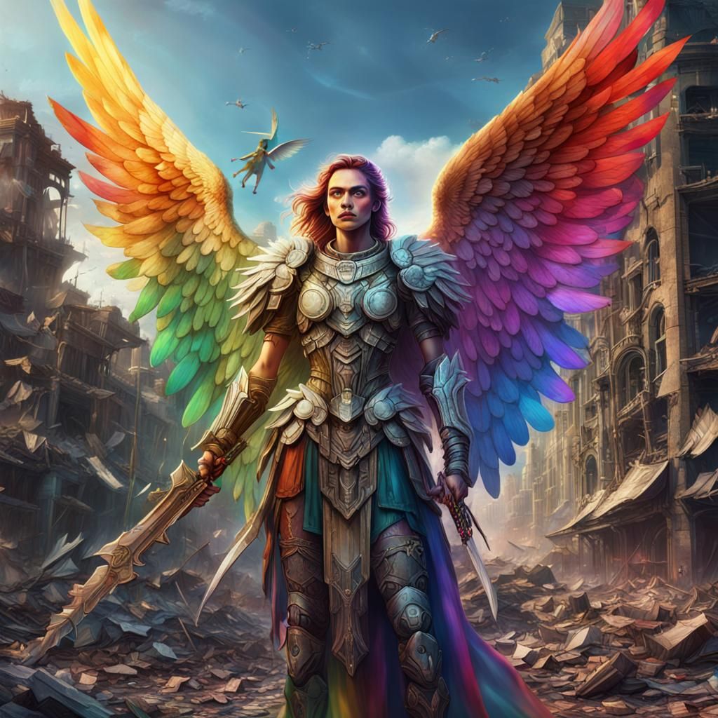 Warrior Angel saving the day