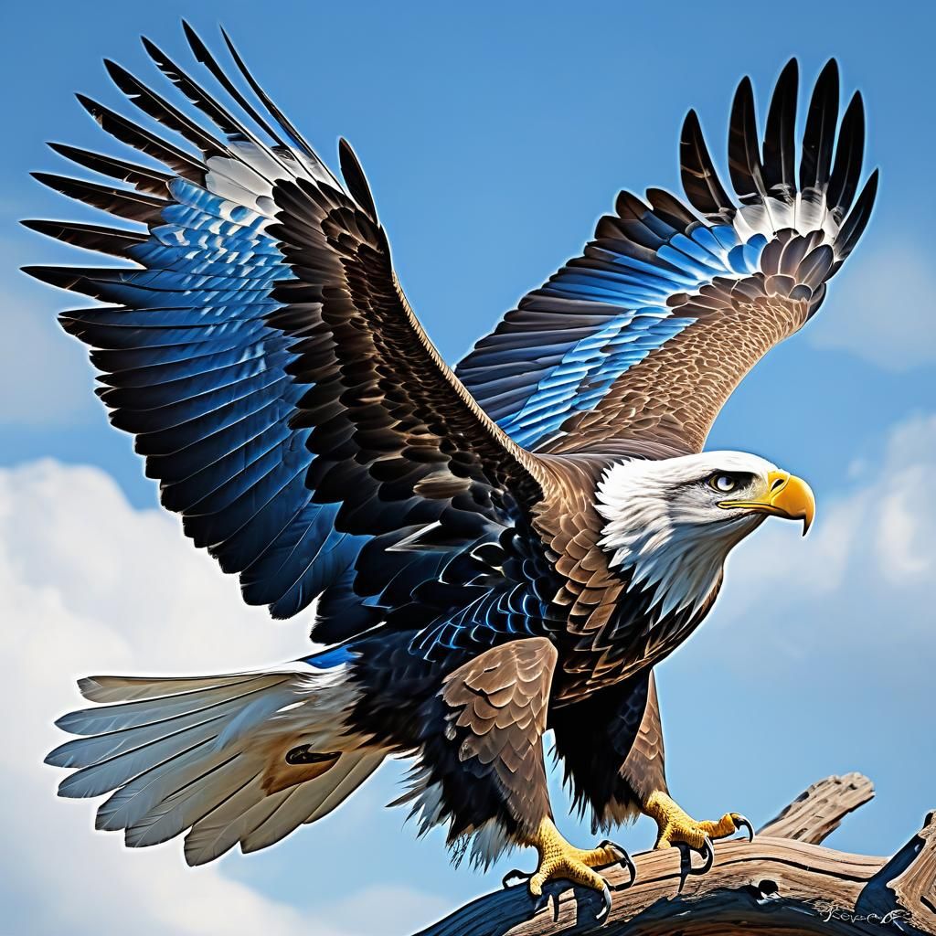 Majestic Eaglance: Dark Fantasy Concept Art