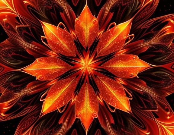 A high resolution macro shot of a Swarovski crystal fire lil...