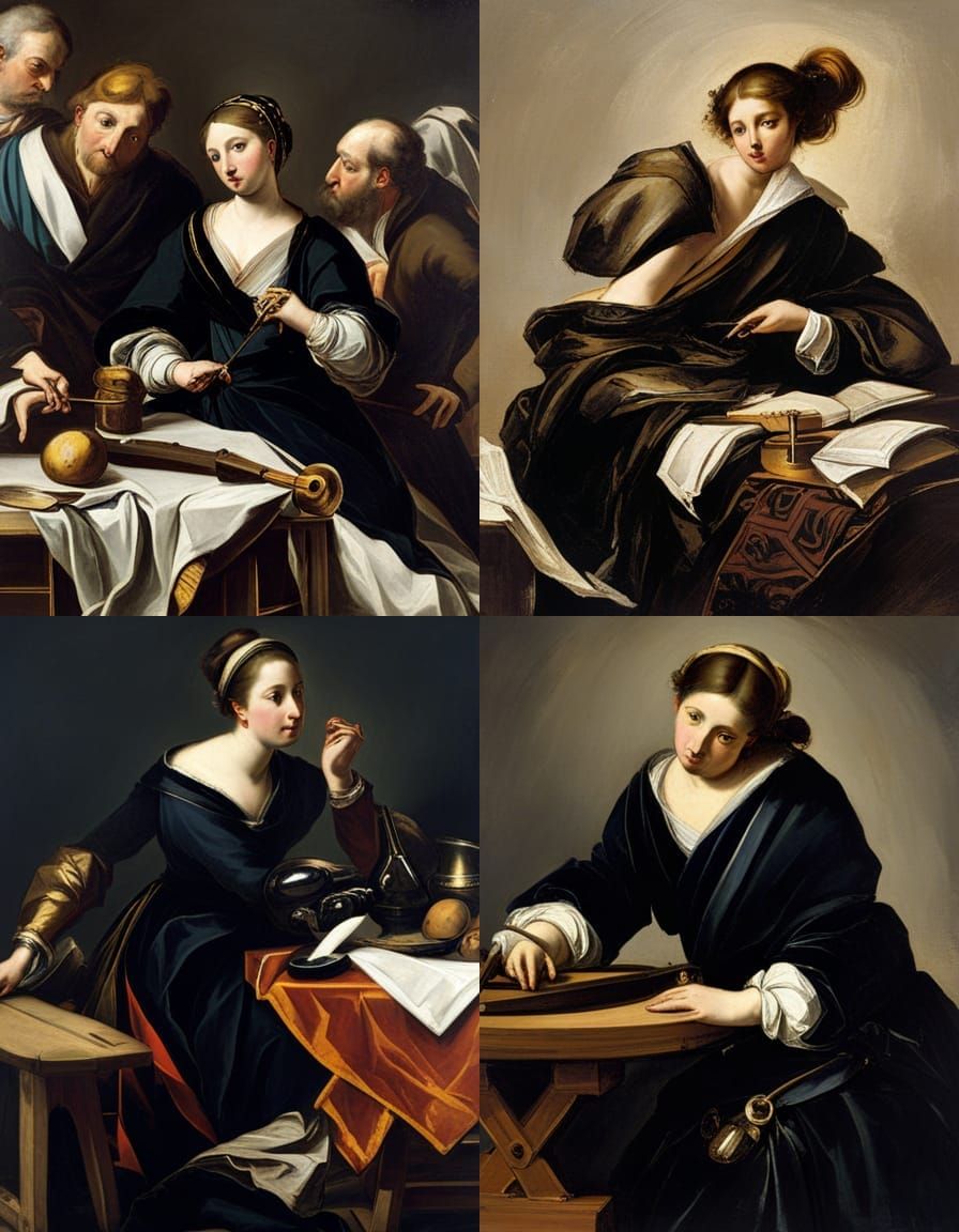 Baroque Portrait Inspired by Valentin de Boulogne