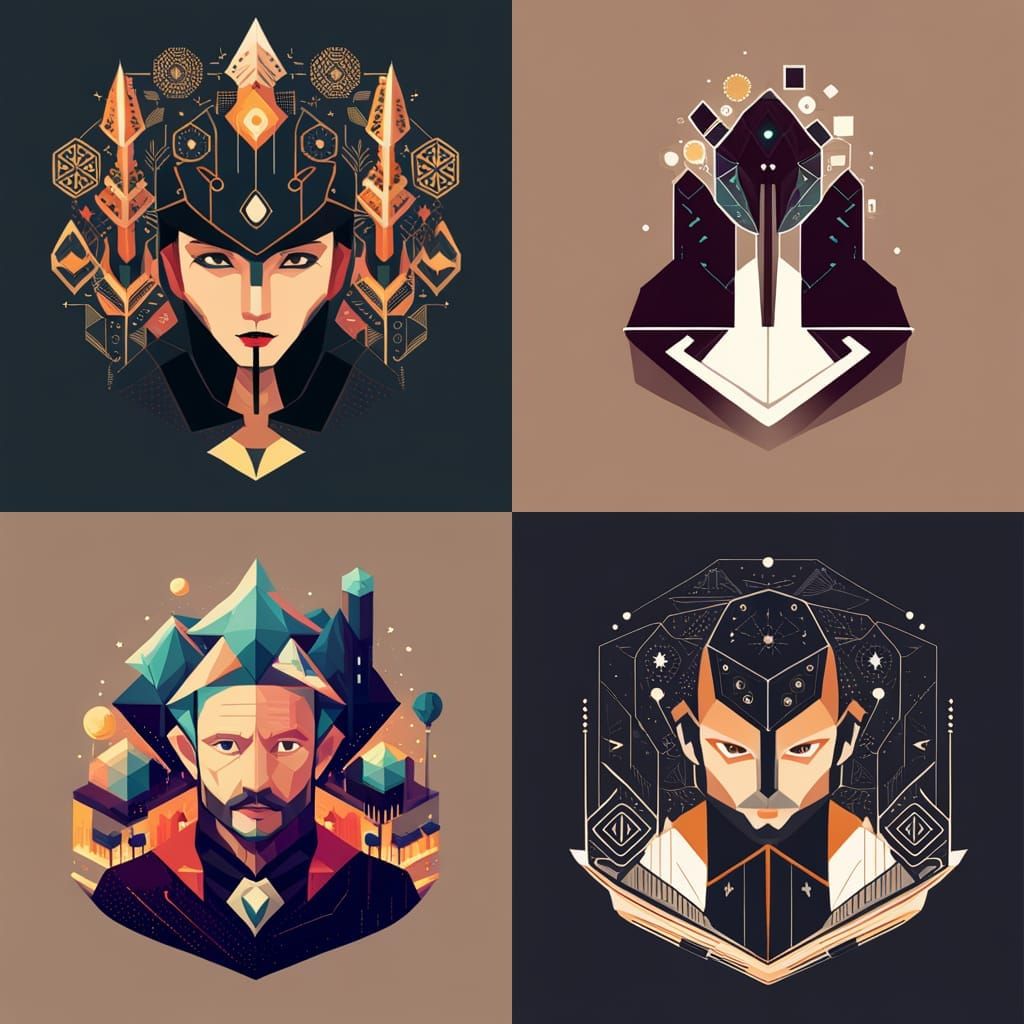 Expressive Portrait Painting with Bold Brushstrokes