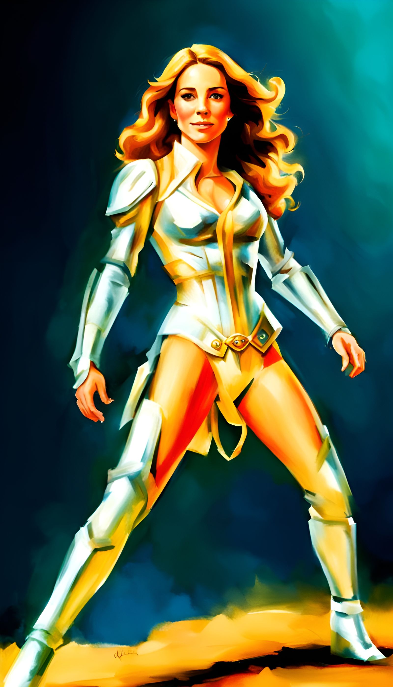 AI Portrait of Princess Catherine