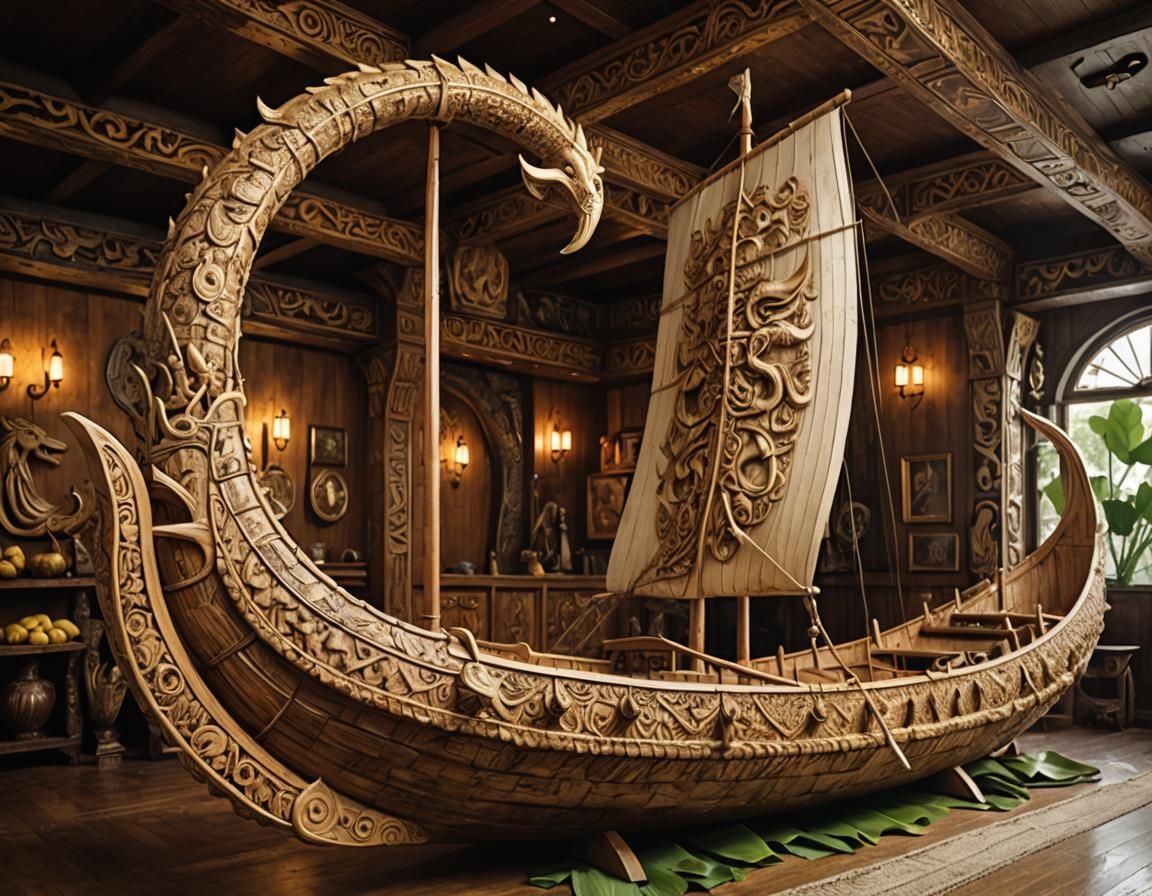 Banana Viking Longboat: A Golden, Fruity Voyage